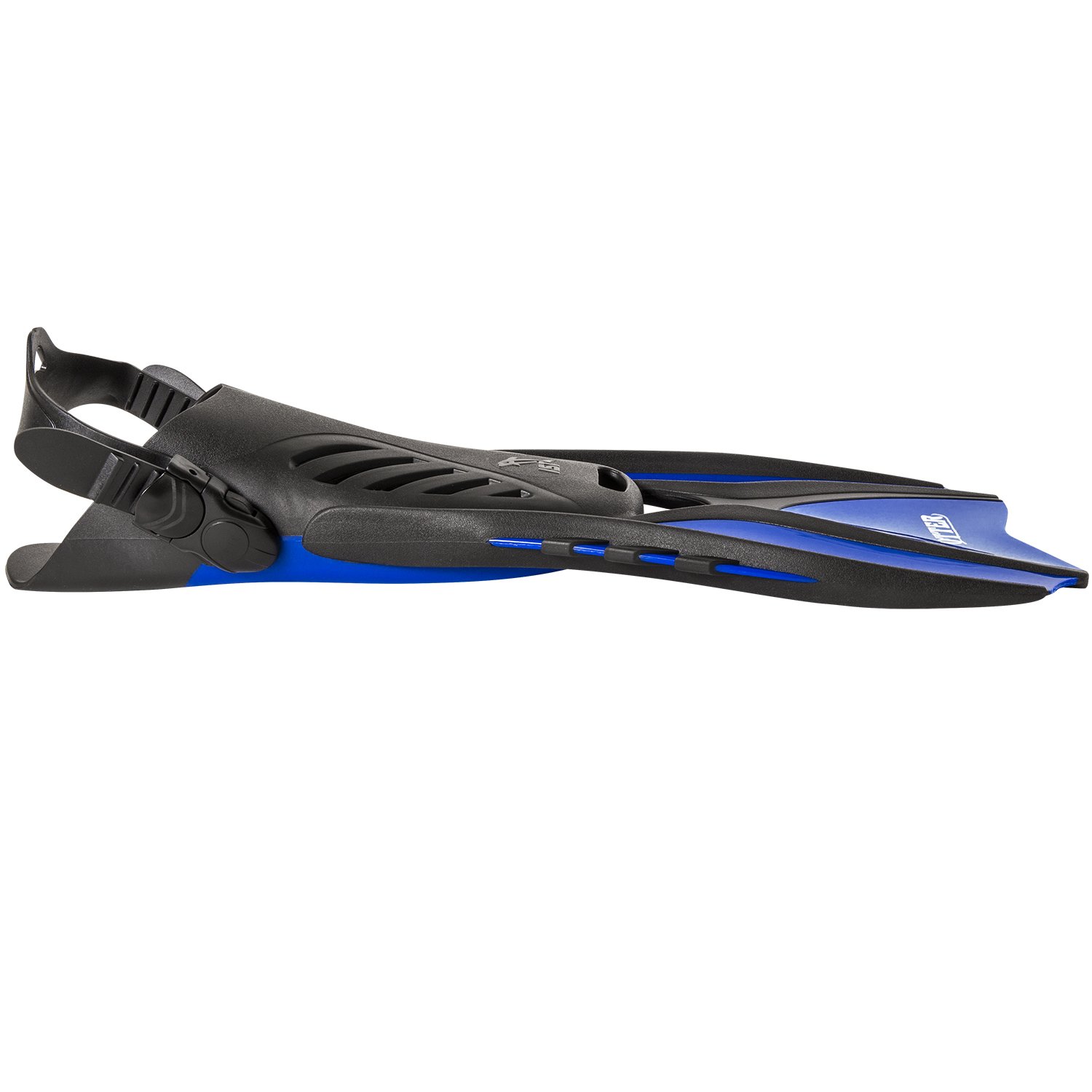 IST FK31 Otter Aletas de natación para Trekking, compactas y Cortas con talón Abierto y Correas Ajustables para Viajes