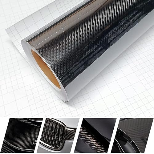 Vista 4 de Diyah Calcomanía vinilo 5D de alto brillo, antiburbujas, DIY, para automóviles, sin burbujas