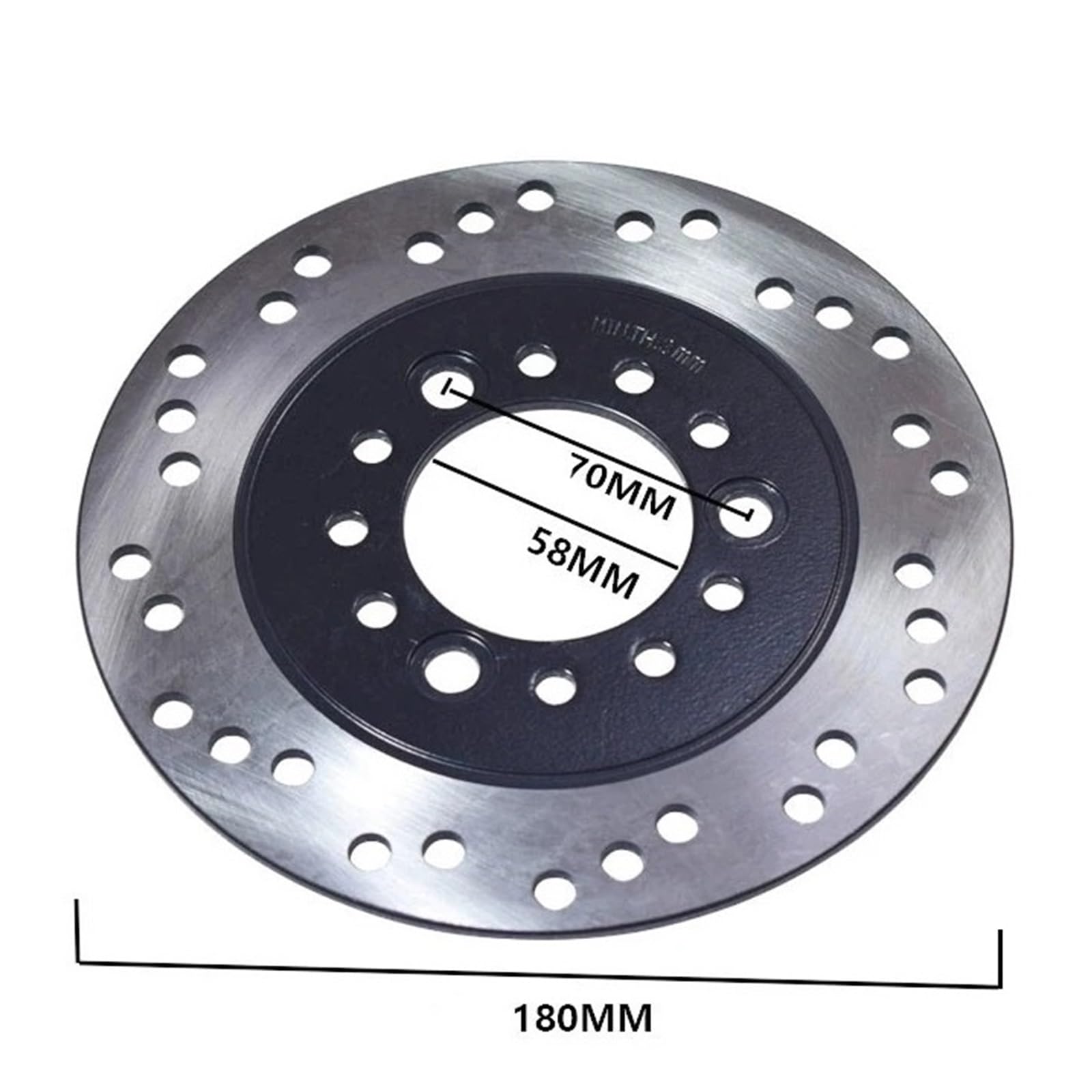 Disco freno flottante Piastra Freno A Disco Per Motocicletta Per Scooter Per Wuyang Sundiro 100cc WH100T-G-6 GCC-100 SCR100 Anteriore 180mm Pezzi Di Ricambio