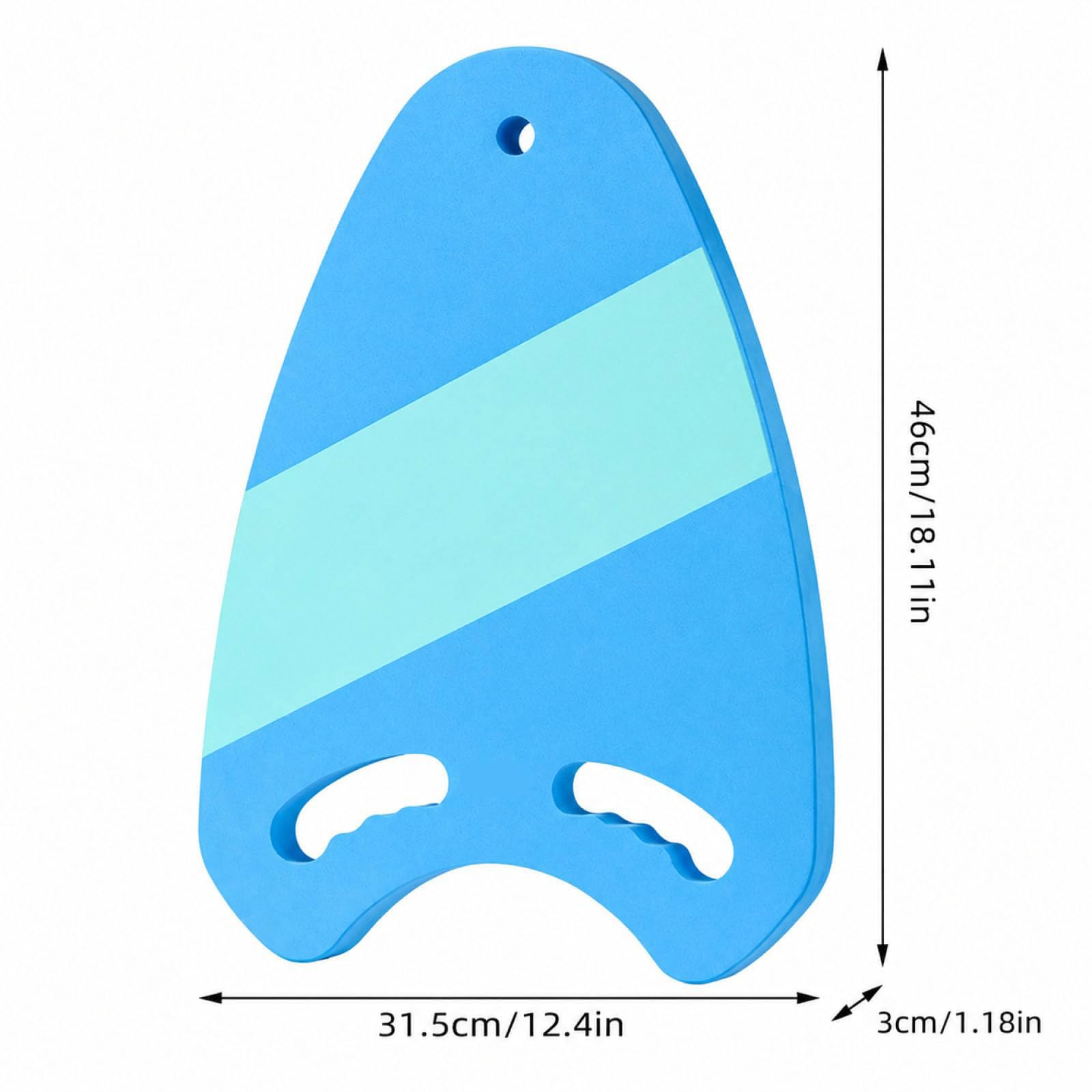 2 Pezzi Tavola da Nuoto Unisex Tavoletta Nuoto Kickboard in Schiuma Eva con Fori per Le Mani sicuri Alta galleggiabilità Un Aiuto per Il Nuoto per Principianti ed esperti,Piscina e Mare