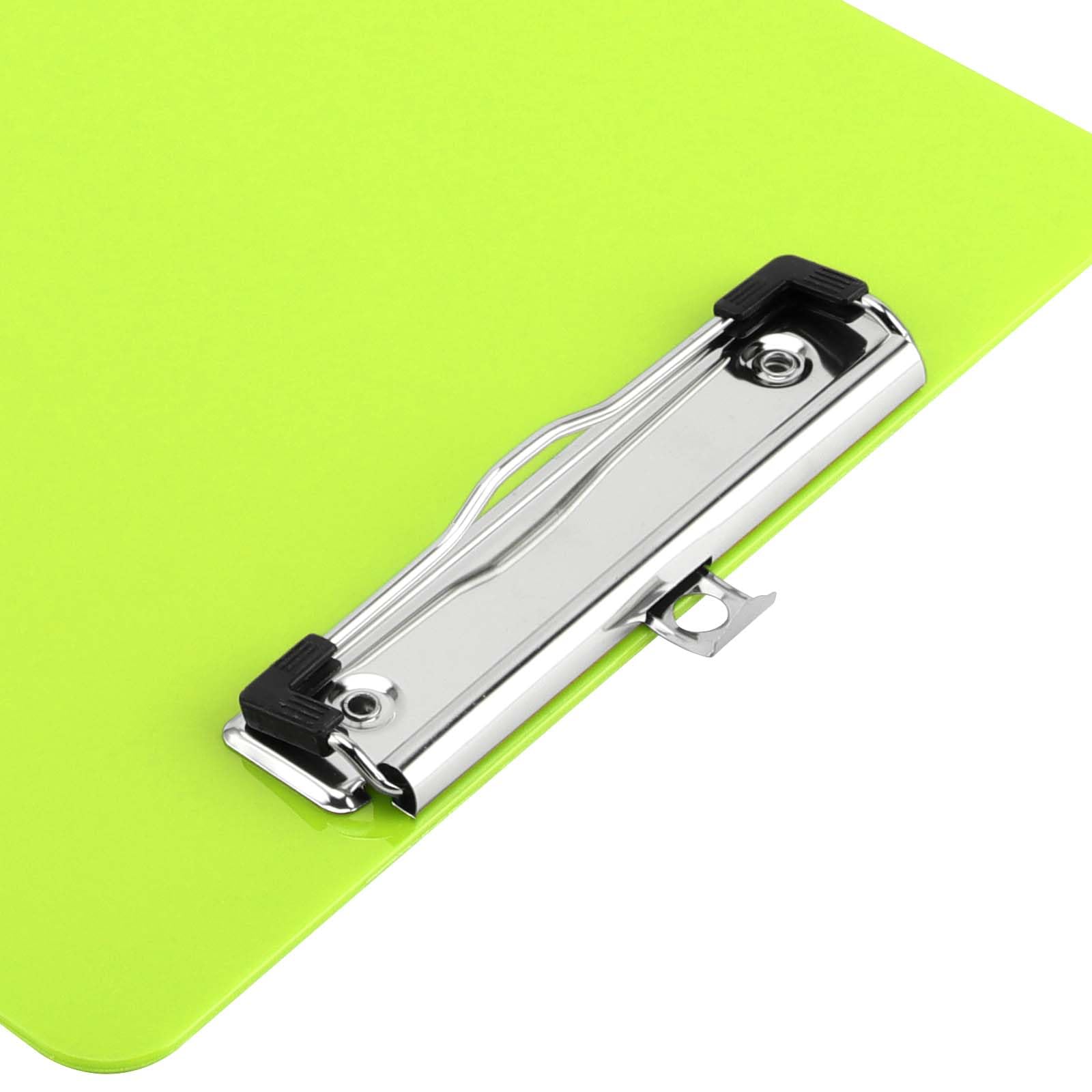 PINGEUI 12 PCS 6 Colors A4 Size Plastic Clipboard, Clip Boards with Hanging Hole Colourful Clipboard for Files and Documents - Image 3
