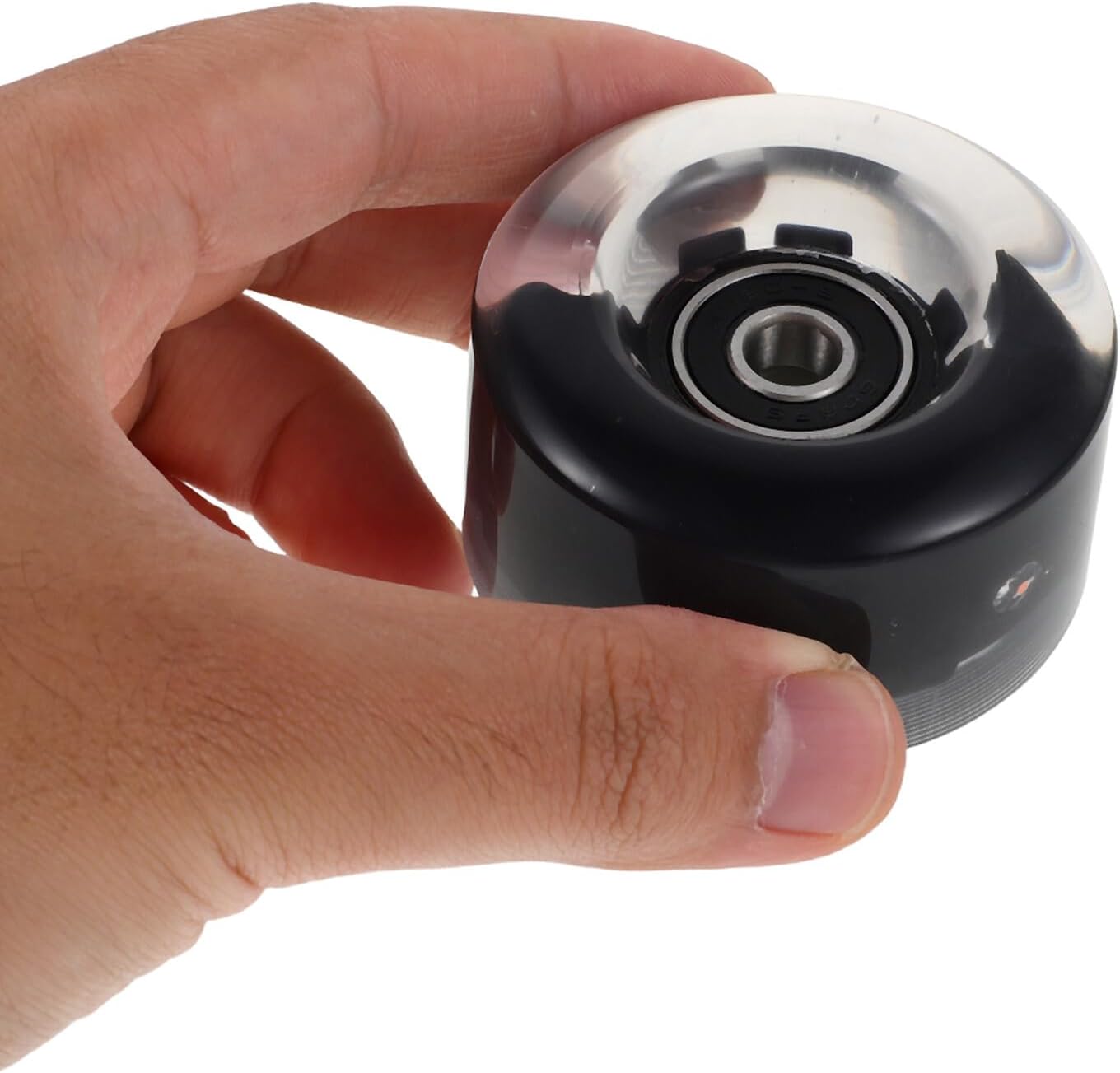 Light up Roller Skate Wheels with Bearings and Wrench, 8pcs LED Quad Skate Replacement Wheels for Indoor Outdoor Use, Sturdy Hardness Illuminating Accessories and Adults