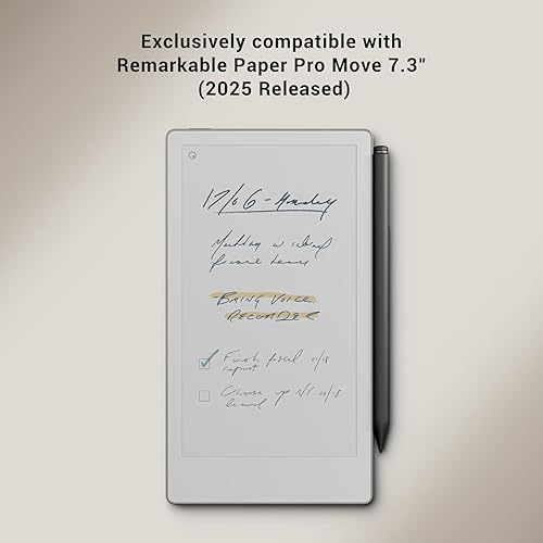 Miniatura 8 de CoBak Funda para Remarkable Paper Pro Move de 7.3 pulgadas 2025, Carcasa Trasera Rígida Protectora Ligera con Cubierta Folio Inteligente de