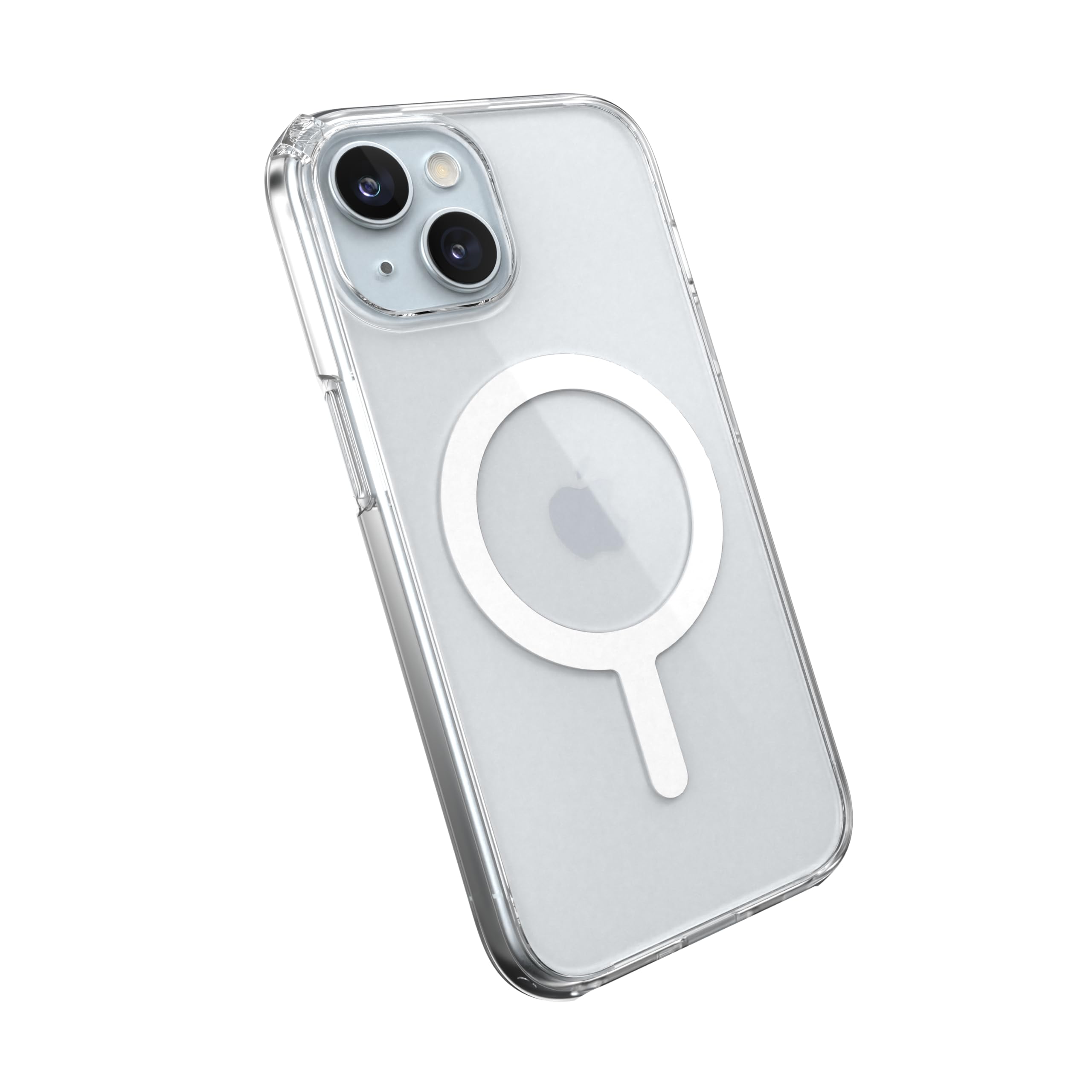 AT&T Essentials Edge Pro Compatible with iPhone 15 14 13 Professional Magnetic Protection Case with Drop Protection Anti-Slip Design Clear Screen