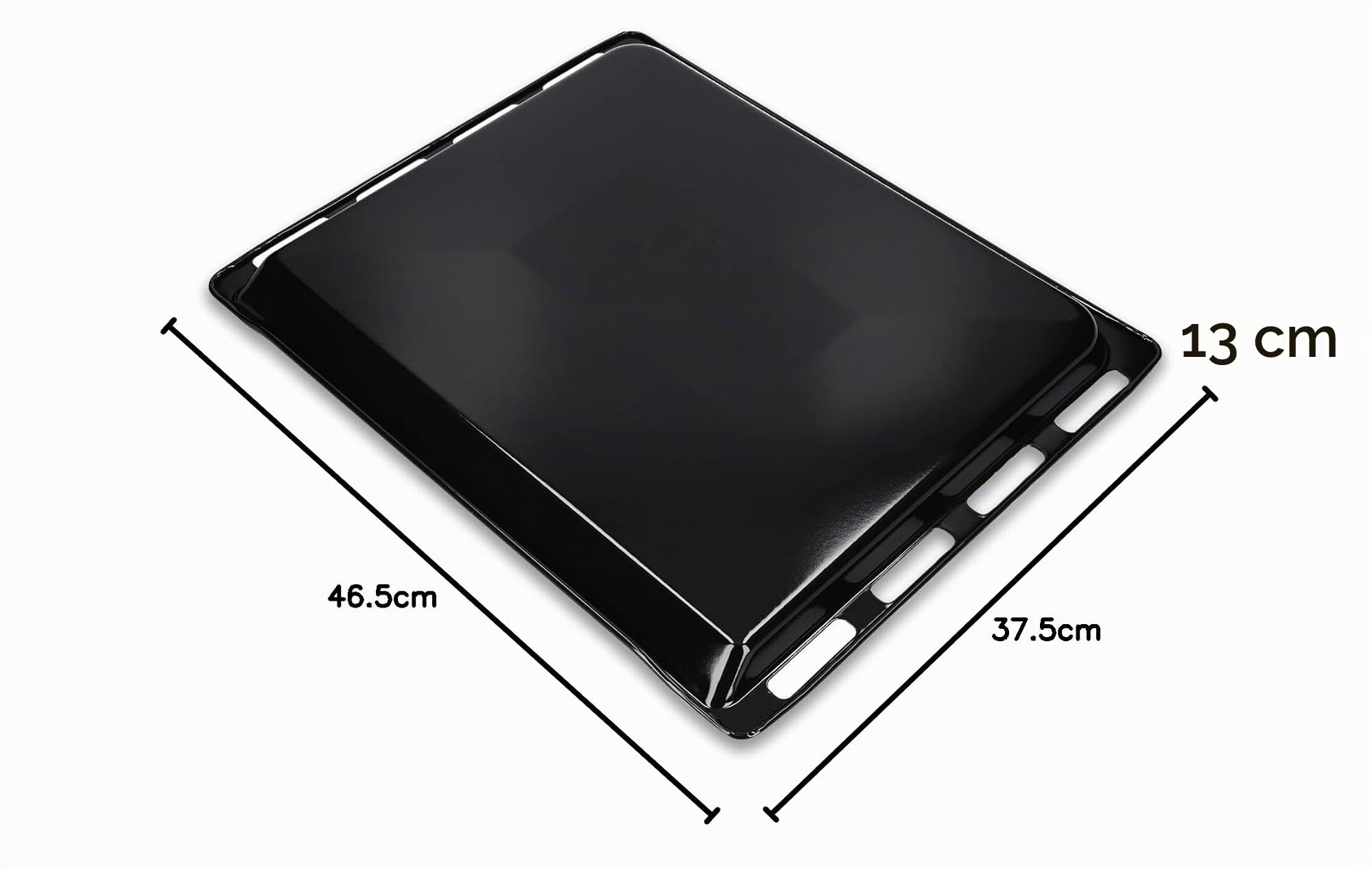 2 bandejas de horno 465 x 375 bandeja para tartas esmaltada compatible con Bosch Siemens Constructa 00662999 662999 17008354 para horno bandeja cocina - LUTH Premium Profi Parts