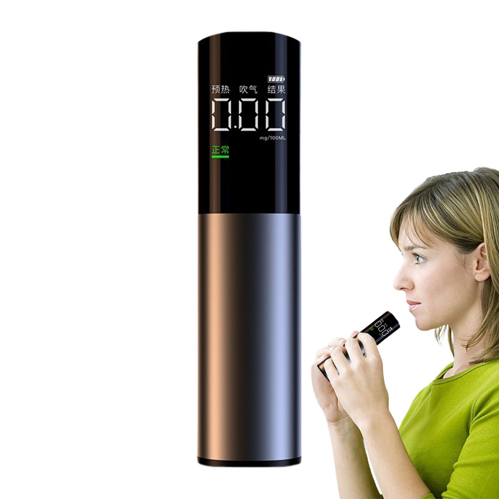 Aizuoni Alcohol Tester 9858 Car Alcohol Tester - Portable Alcohol Tester Breathalyzer Tester | Led Display Alcohol Detector, Audible Alert Breath Alcohol Tester Breathalyzer For Personal Professional