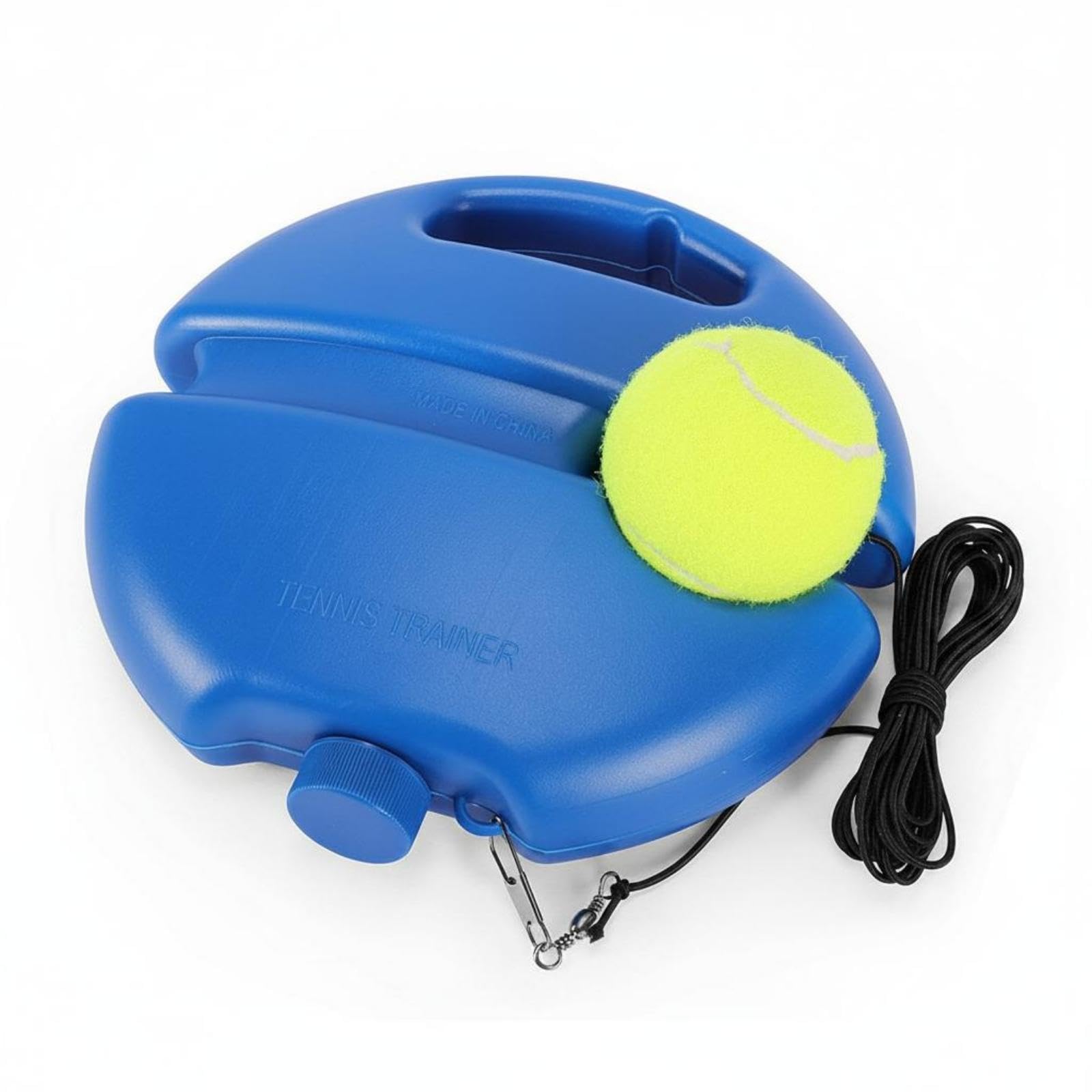 Tennis Rebounder Wear-Resistant Personal Tennis Rebounder Sports Gear for Training Round Base 1 Ball-image-17
