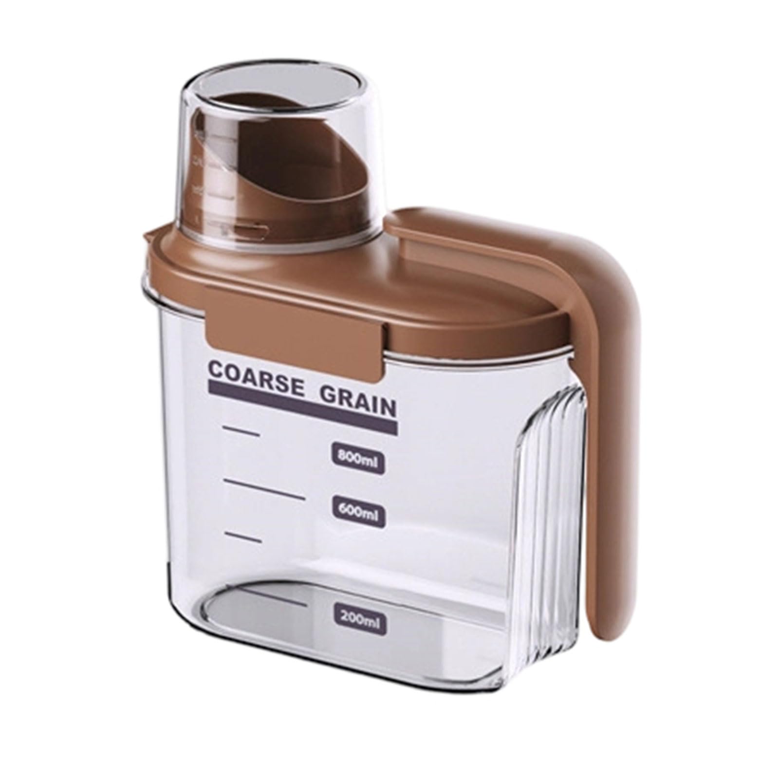 TQUXNGA Efficient Dry Item Container with Strong PP Construction and Ergonomic Handle for Everyday Needs Spill Safe Pet Jar