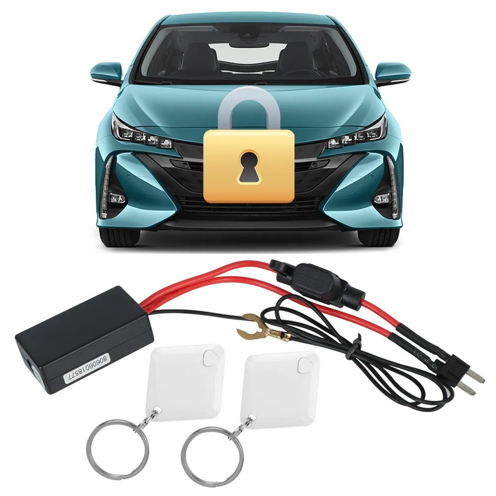 Immobilizzatore for auto 12V RFID Blocco motore Fusibile Relè Isolatore Dispositivo antifurto Veicoli wireless Accessori moto