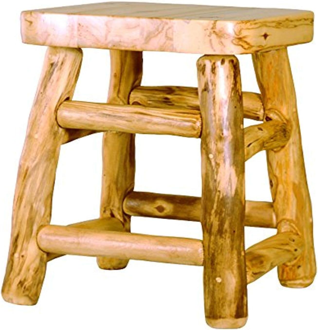 Mountain Woods Furniture Aspen Heirloom Collection Stool, 30", Golden Poly Finish