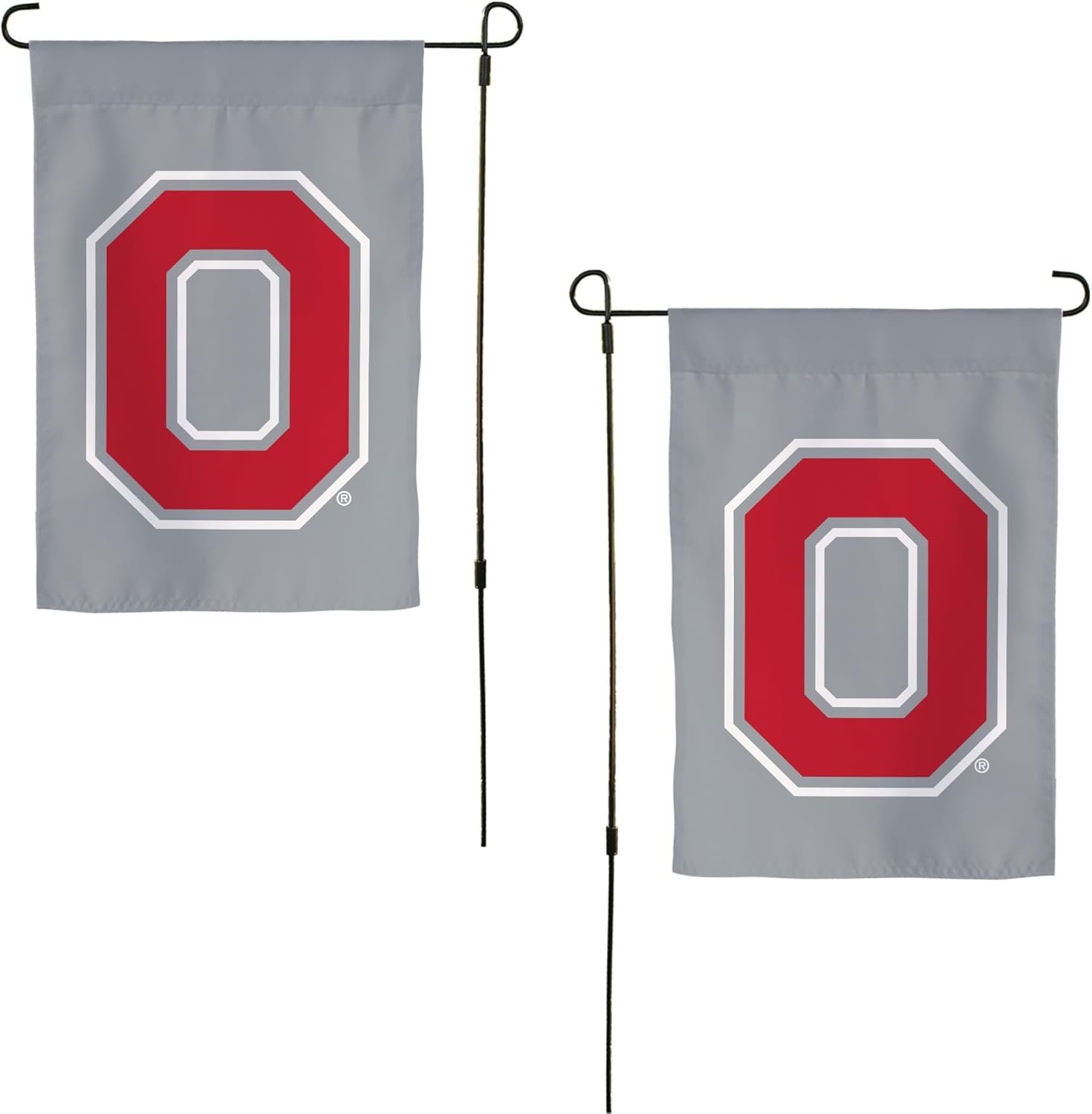 Desert Cactus The Ohio State University TOSU Garden Flag – 19 x 12 inch Ohio State Buckeyes Banner, For Outdoor Display and Events (Design C)