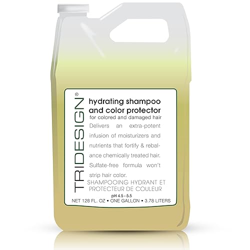 TRI Champú hidratante y protector de color, champú para cabello tratado con color, champú protector de color, champú seguro para el color, da