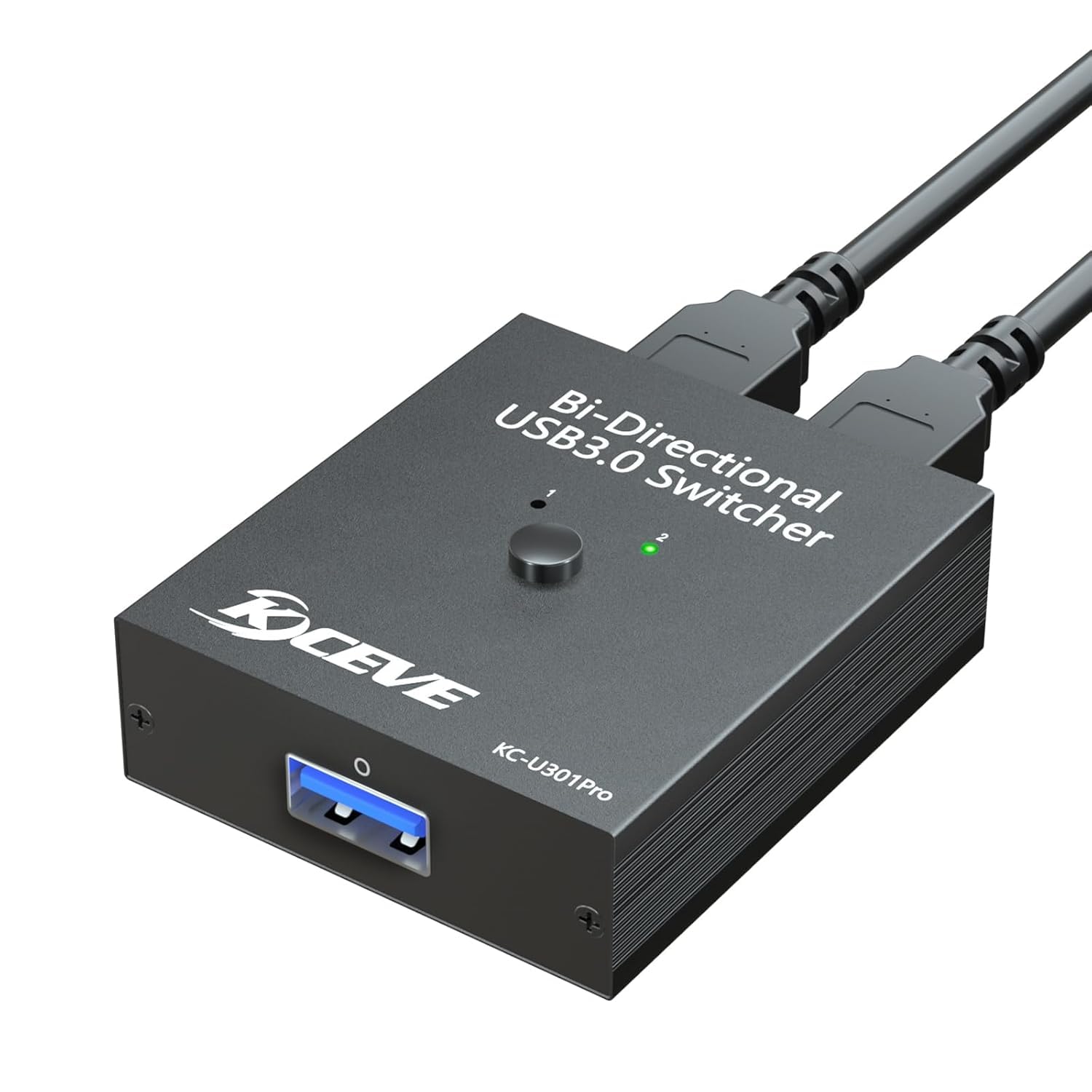 USB 3.0 Switch Selector, Reyoten Bi-Directional USB Switch 2 in 1 Out / 1 in 2 Out, USB3.0 KVM Switcher for 2 Computers Share Keyboard Mouse Scanner Printer-picture-26