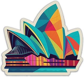 Sydney Opera House Australia World Travel Sticker Decal Notebook Car Laptop 5.5"x5" (Color)