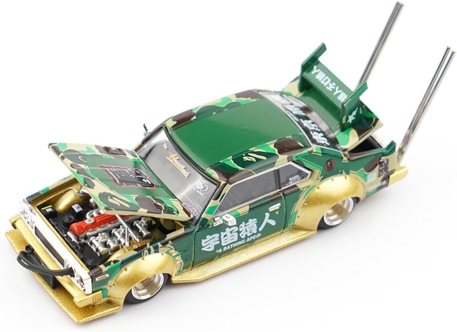 Amazon | Yamfig-拓意xcartoys poprace series 1/64 ミニカー 落書き