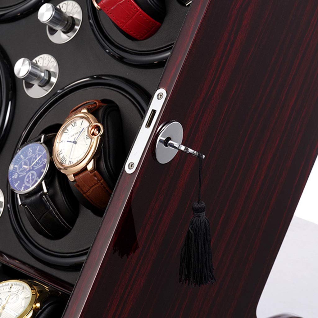 Luxuriöser automatischer Uhrenbeweger (8+5), luxuriöse Aufbewahrungsbox, Organizer, Geschenkidee，