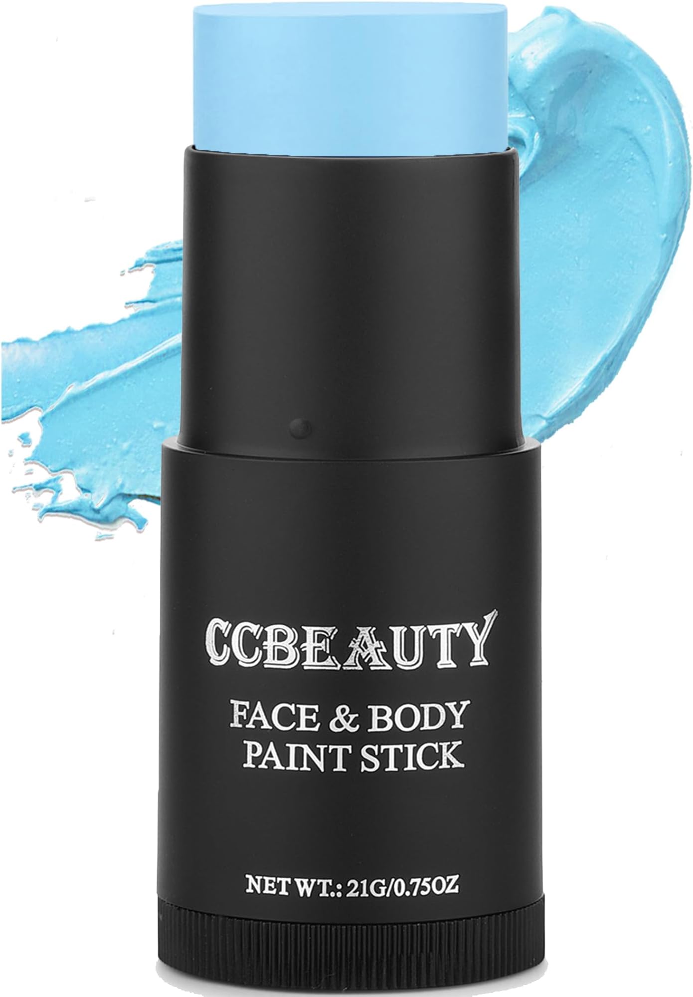 Light Blue Face Paint Stick, Face Painting Kit, Full Coverage SFX Makeup Foundation, Professional Body Paint for Halloween Costume Cosplay Theme Party, For Avatar, Sally Corpse Bride Makeup