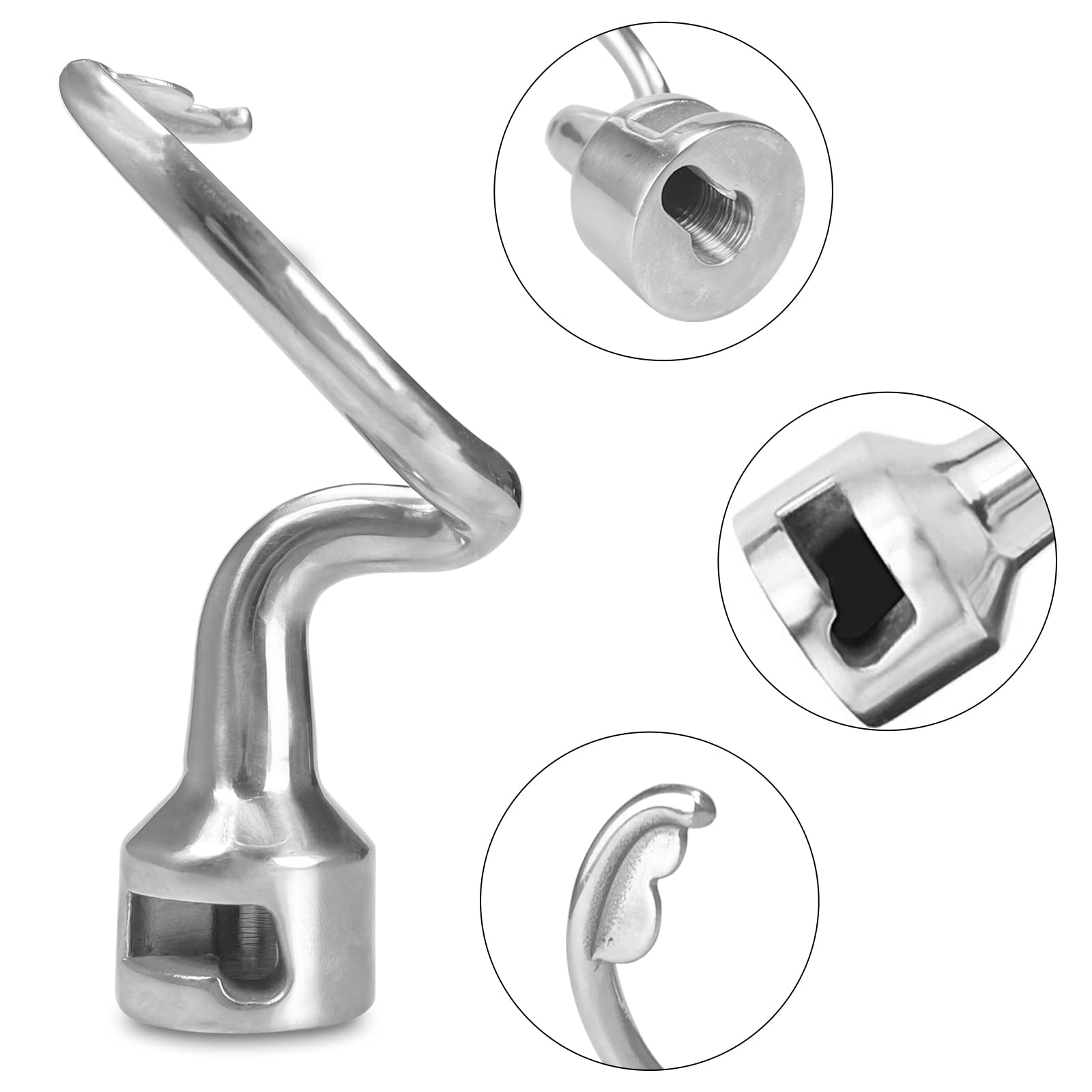 Amazon | キッチンエイド スタンドミキサー用生地フック パンフック