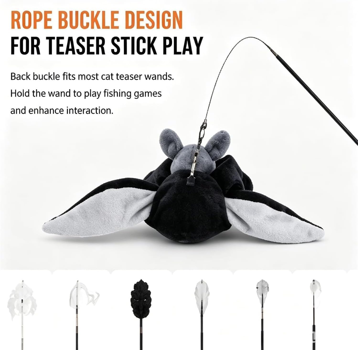 Flying Bat Dog Toy,Flying Bat Toy for Dogs & Cats，1PCS image 5