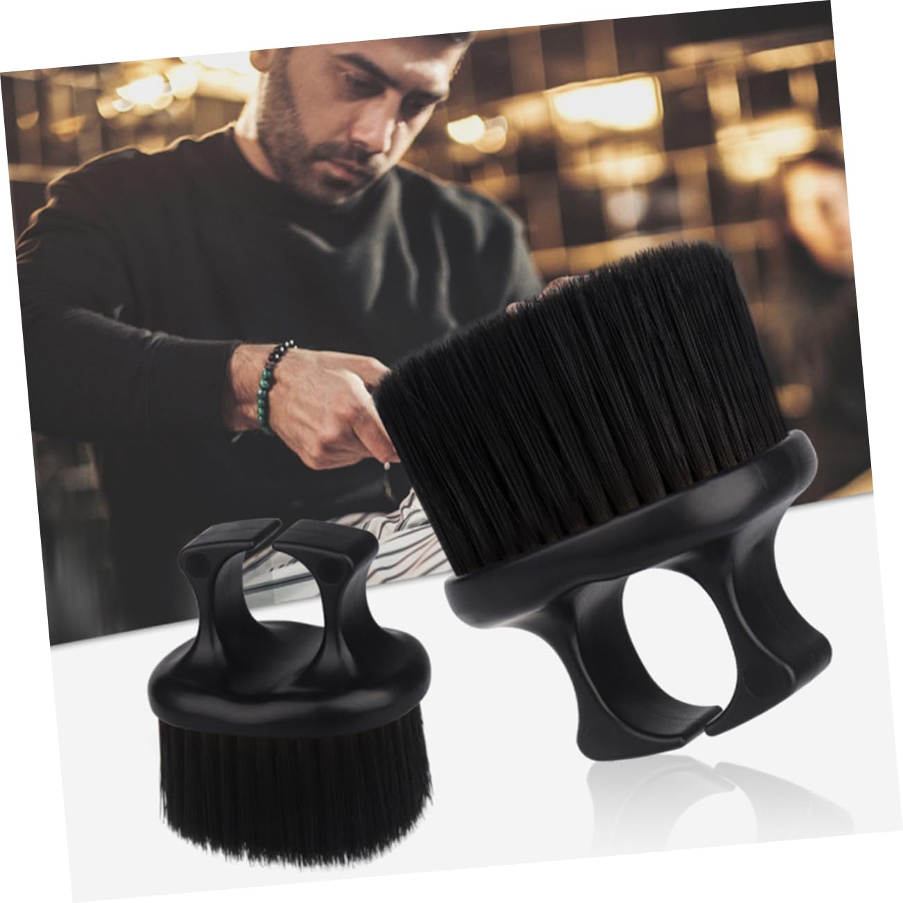 Healeved 15pièces Brosse à Barbe Brosse Knuckle Pratique Pour Hommes Idéale Pour Voyage Entretien Facile Barbe Cheveux Compacte Et Légère Parfait Pour Toutes Les Occasions