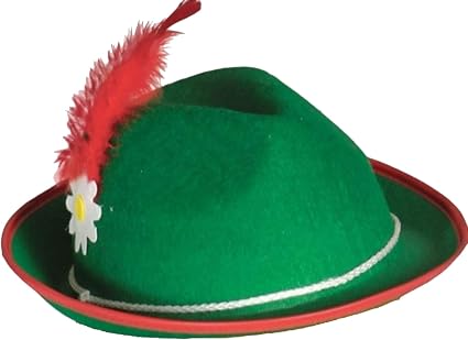 Cappello tirolese bavarese uomo donna adulto 13121 : Amazon.it:  Abbigliamento