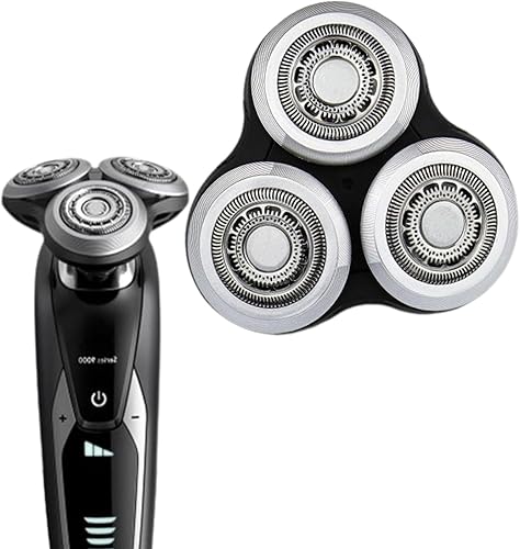 Cabezales de repuesto SH90 versión mejorada para cabezales de repuesto Norelco Serie 9000 9000, nueva versión de hebilla de rueda de metal para