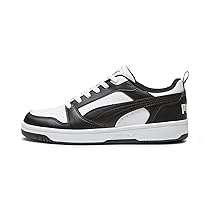 PUMA Rebound V6 Low, Sneaker Unisex – Adulto, White Black White, 44 EU