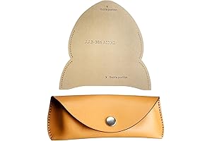 Clear Acrylic Eyeglasses Case Template for Leather Craft Lovers