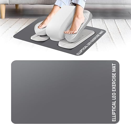Miniatura 12 de Alfombrilla elíptica para debajo del escritorio, equipo de ejercicio antideslizante para bicicleta Peloton, pequeña alfombrilla de ejercicio para