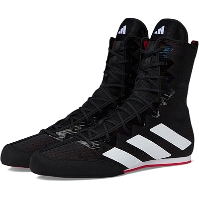 adidas Box Hog 4 black/white/pure ruby