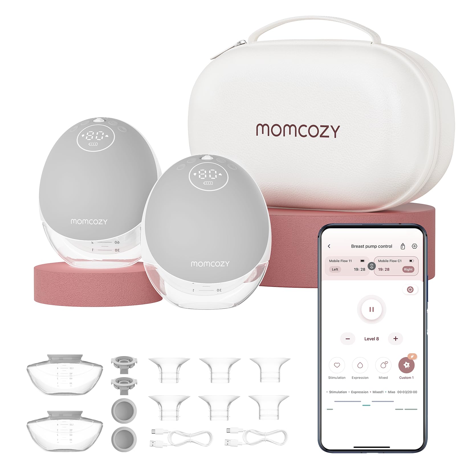 Momcozy Hands Free Breast Pump