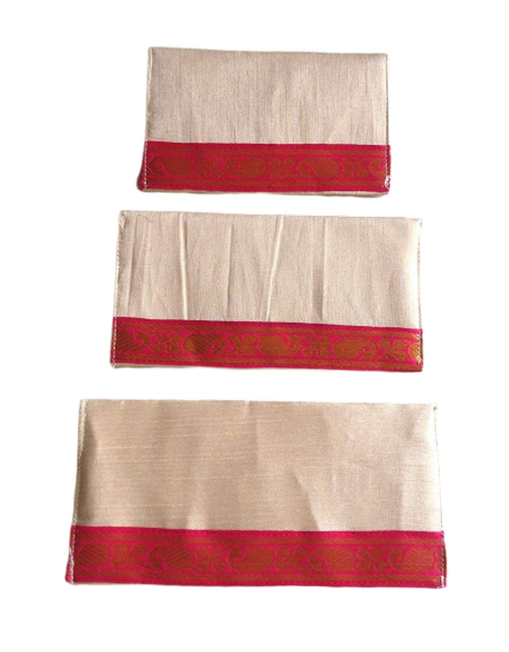 Set of 3 Gift Envelope Silk Envelope for Wedding Sagun Amazon.in