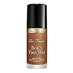 Too Faced Born This Way Natural Finish Longwear Liquid Foundation | Medium-To-Full Coverage | Hydrating + Oil Free, 1.01 fl. oz.
