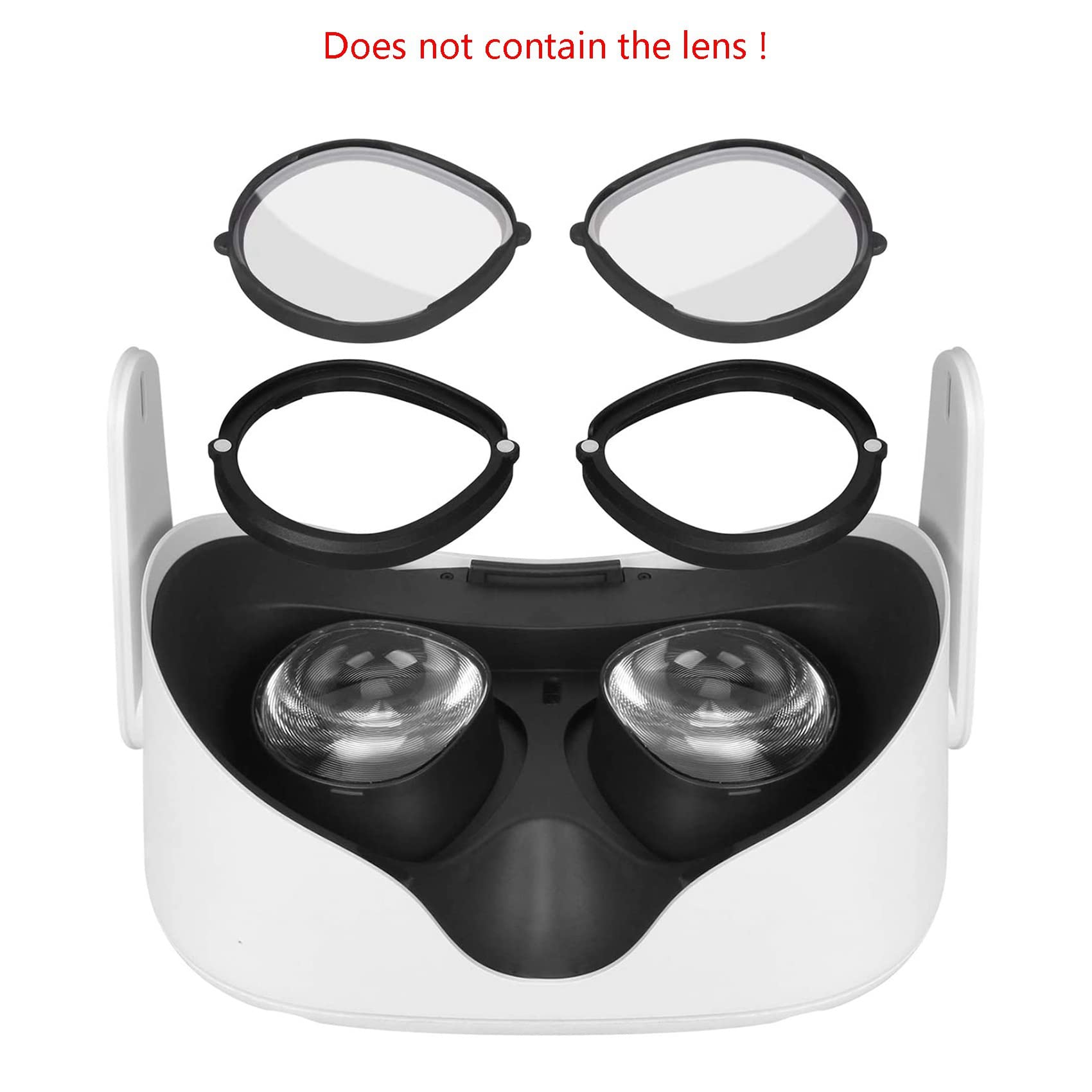 12 x Brillenglasrahmen, magnetisch, Demontage, Clip, Schutz der Linse für VR-Brille (ohne Linse)