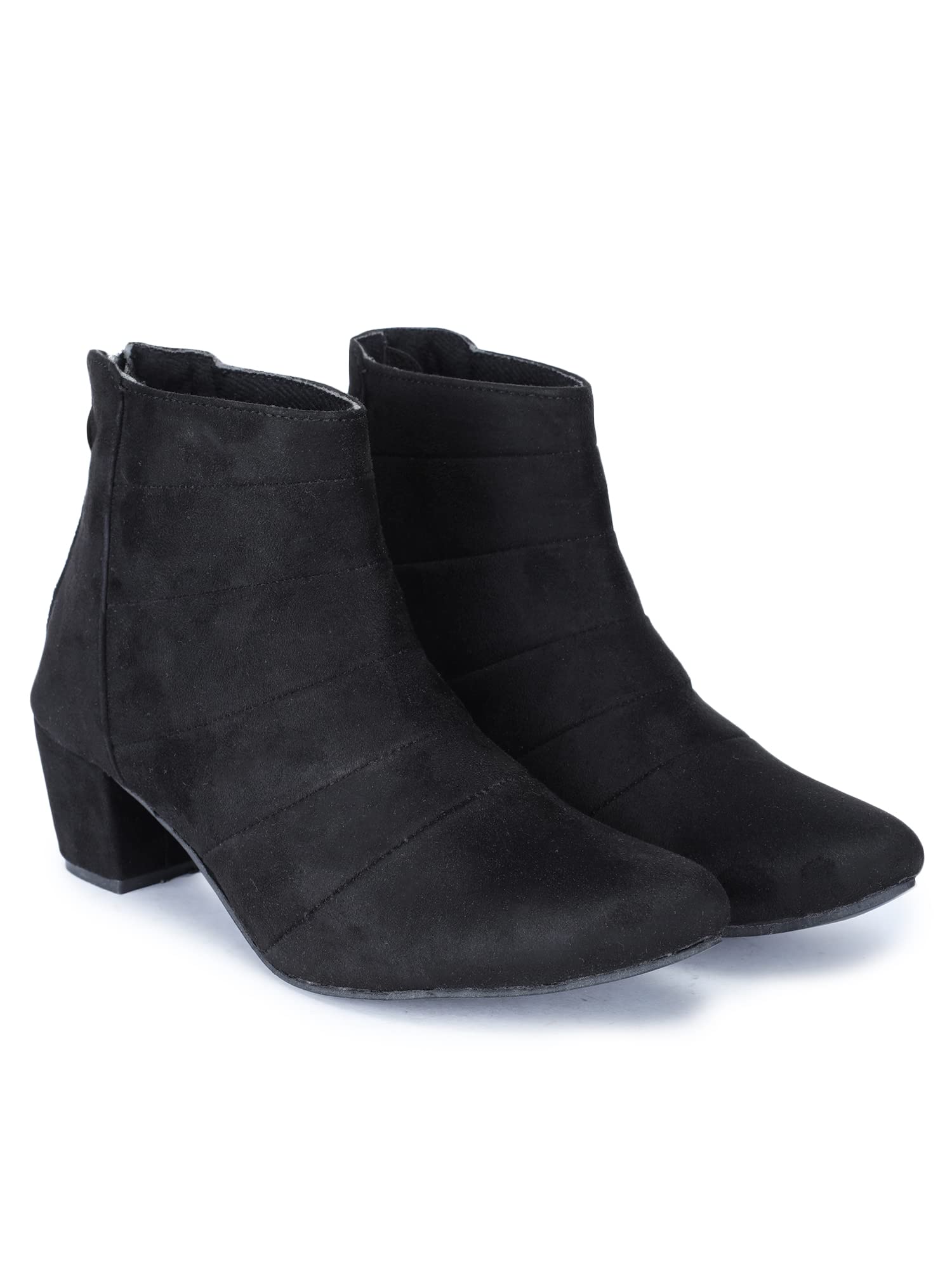 Clouter hub Stylish Women Boot (Black, Numeric_3) (B09MKVLYW9) Amazon Price History, Amazon Price Tracker