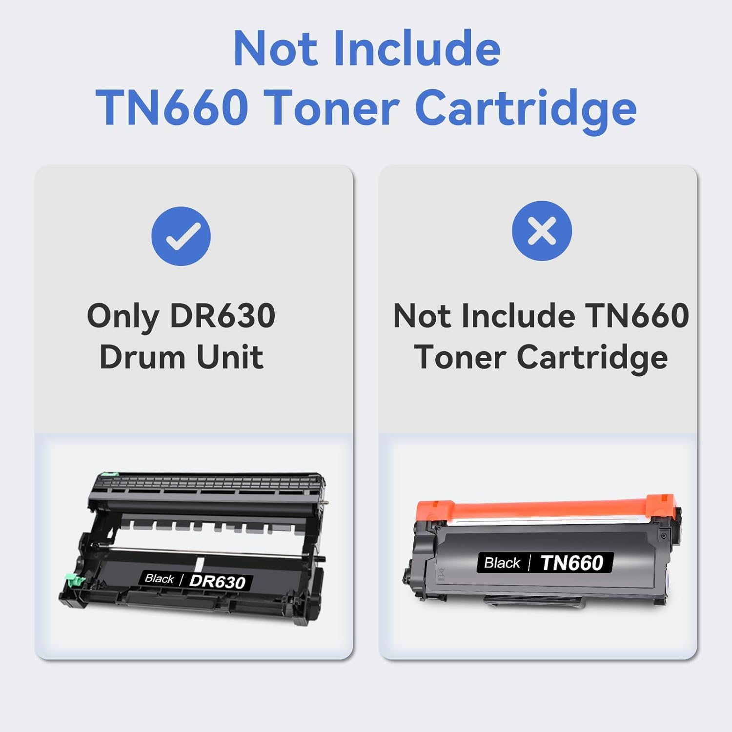 myCartridge SUPRINT DR630 Compatible Drum Unit Replacement for Brother TN660 TN-660 TN630 TN-630 Toner Cartridge for HL-L2300D HL-L2305W MFC-L2700DW MFC-L2707DW DCP-L2500D DCP-L2520DW Printer - Image 4
