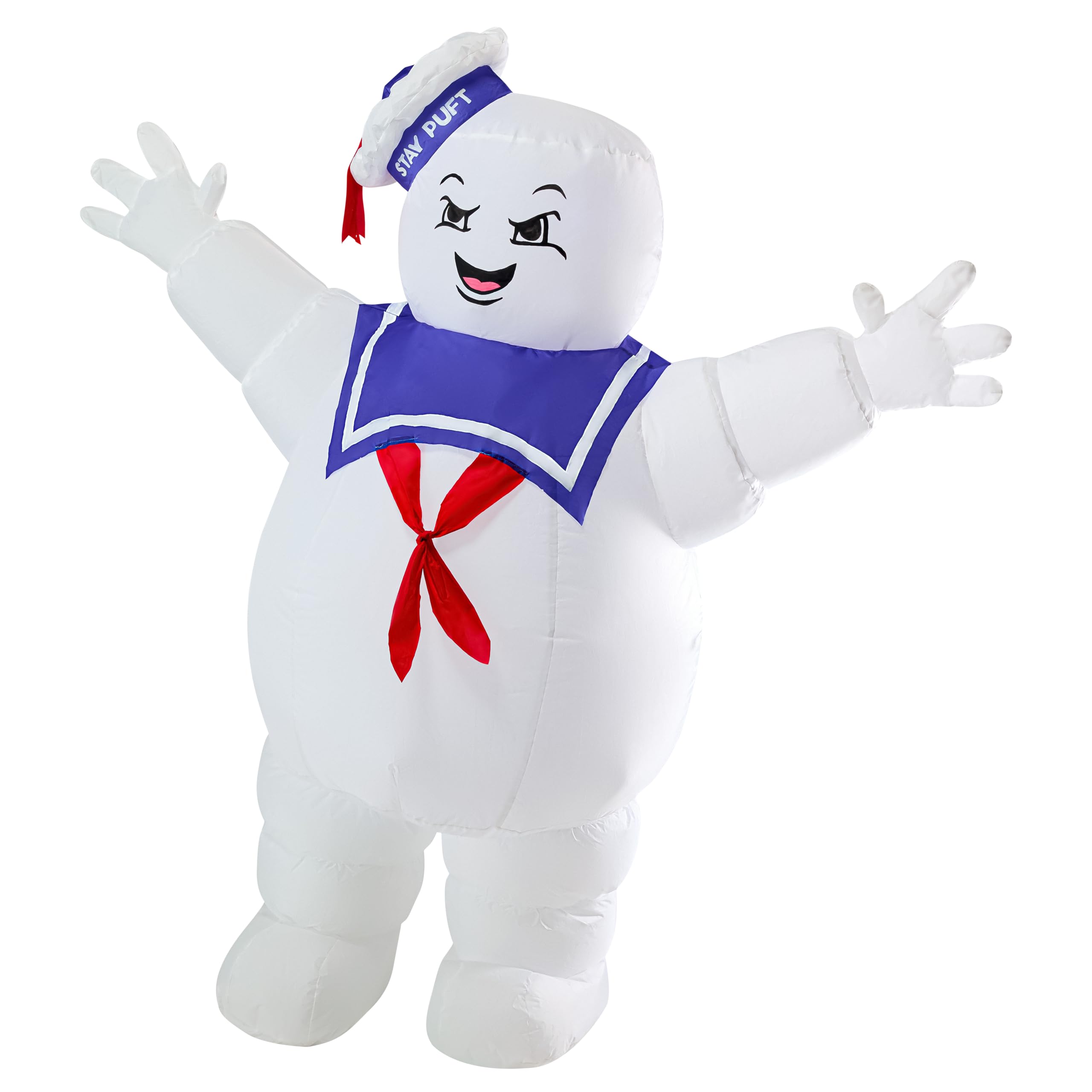 Ghostbusters: Stay Puft Marshmallow Man Inflatable by Rubies, 5.5 feet