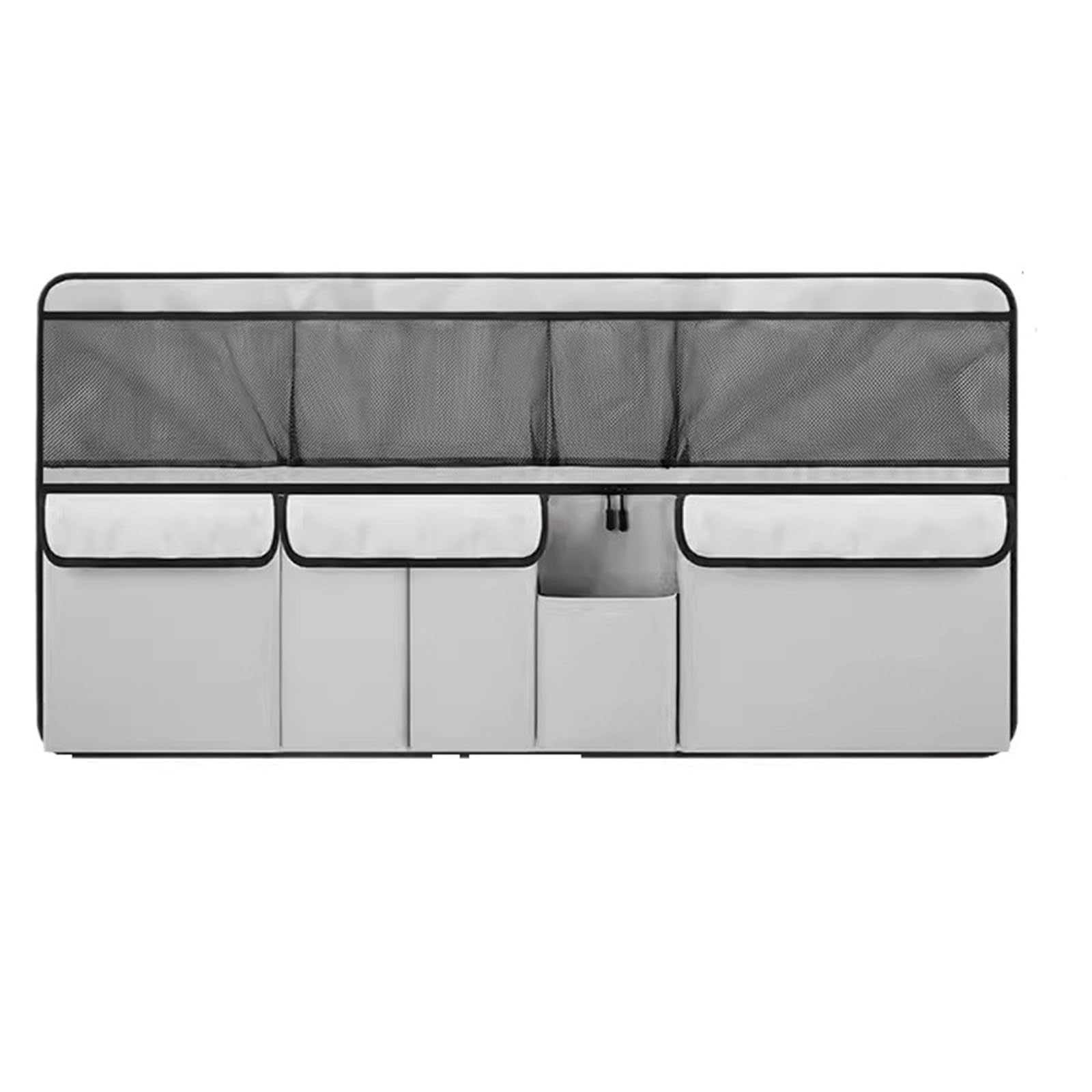 DVMSIEF Trunk Organizer Car Trunk Storage Bag Universal Auto Organizer Seat Back Hanging Foldable Bags Accessory(Grey 1pc)