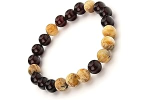 Handmade Men's Baltic Amber Bracelet - Perfect Gift