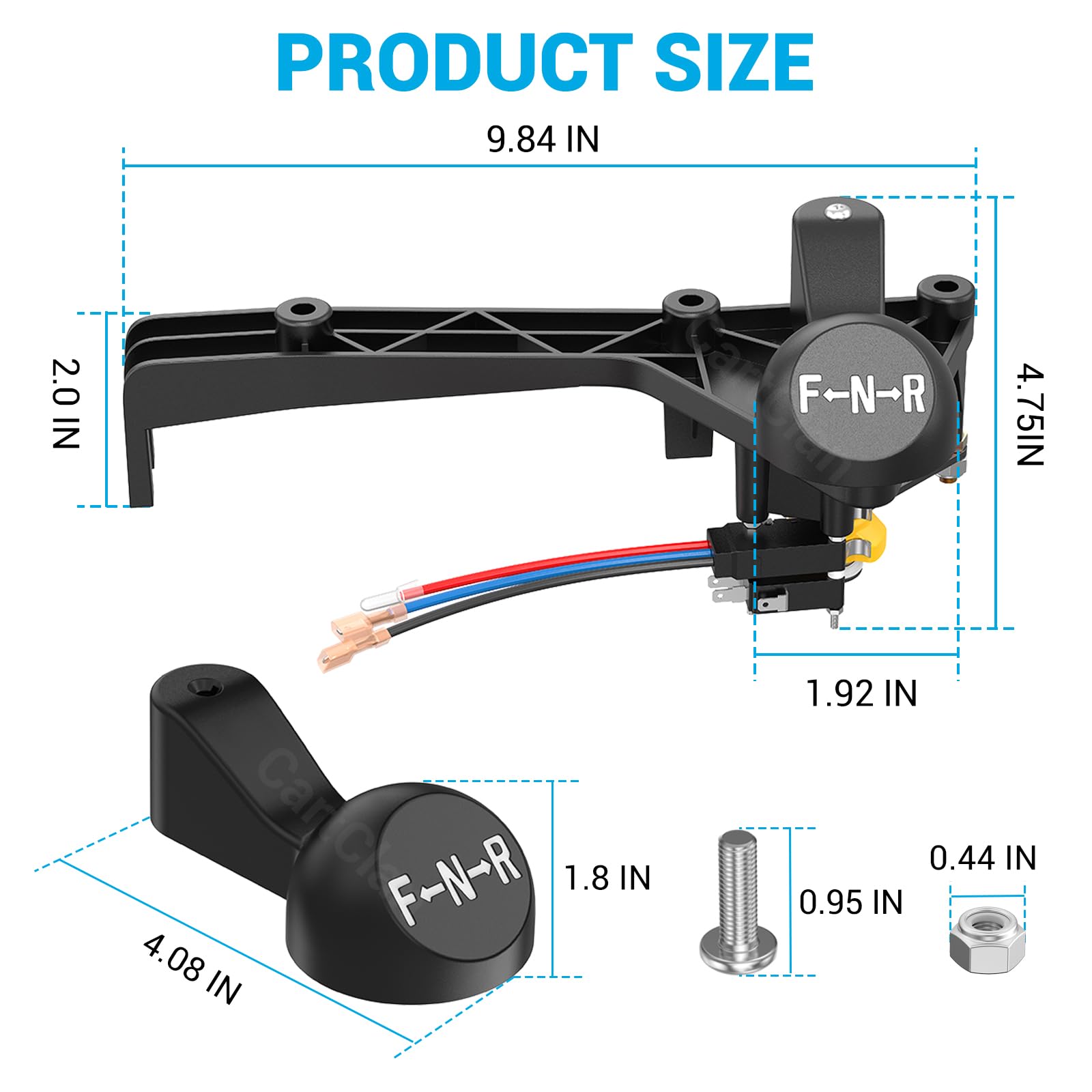 Amazon.com: CartClan Club Car F&R Shifter Assembly Kit, F&R