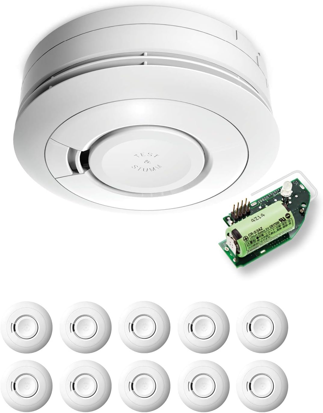 Fire Angel ST622DE PLine Thermoptek Rauchmelder 10 Jahre Batterie Lebensdauer, QLabel