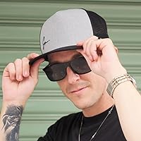 Vista 61 de Grace Folly - Gorra trucker unisex gorra de malla con cierre trasero negro (Black with Fade)