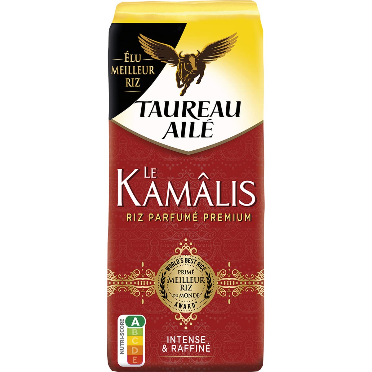 Lot de 3 unités *** TAUREAU AILE Riz Kamâlis parfumé premium intense et raffiné 750g