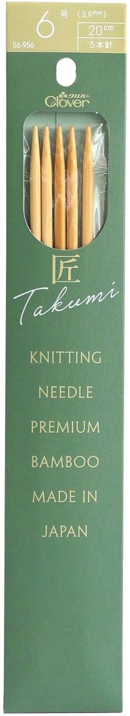 Clover CL56-956 Takumi No. 6, 5 Needles, 7.9 inches (20 cm)