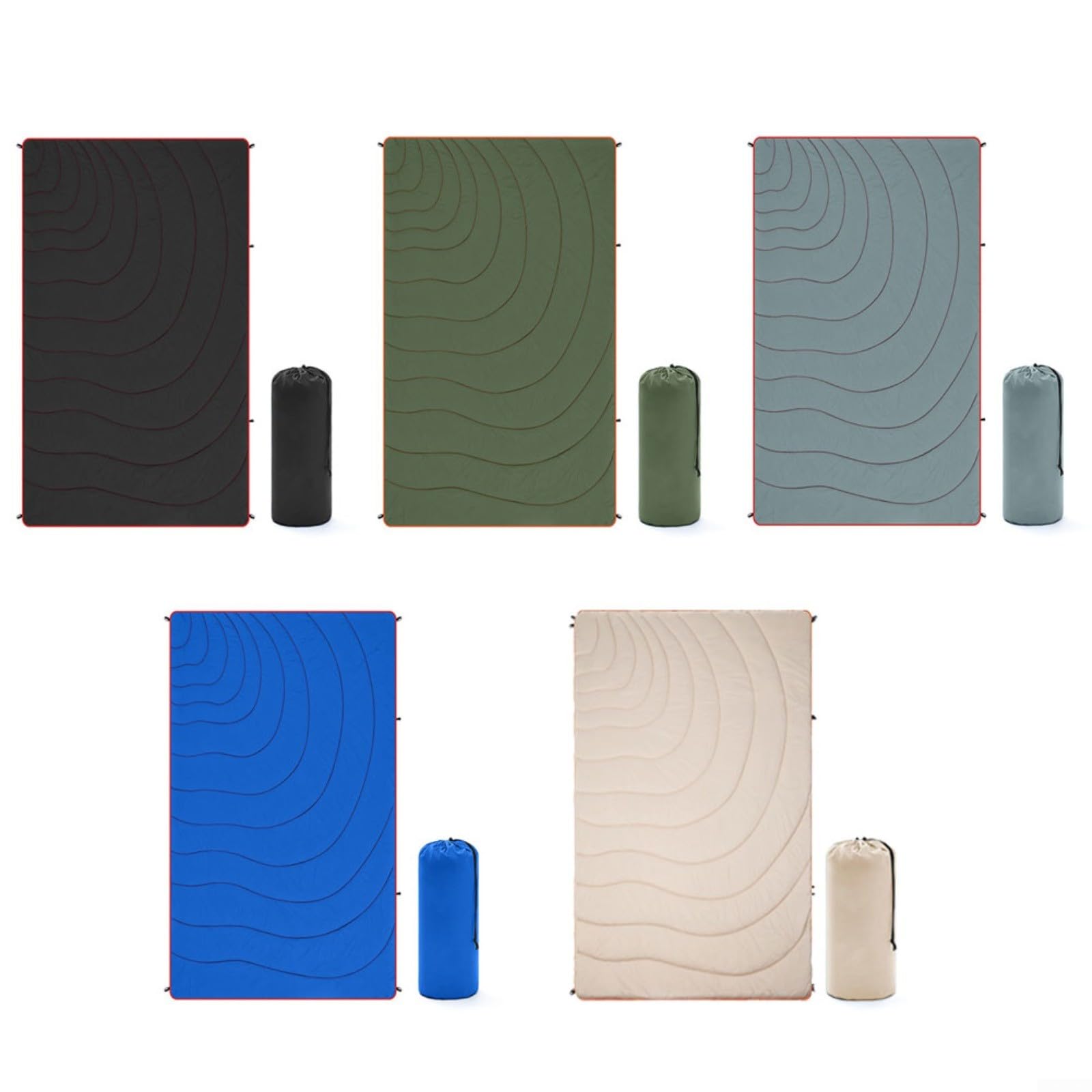 Campingdecke Wasserdicht, Daunencampingdecke 140X200 Cm Wasserdicht Wärmend Für Herbst/Winter Outdoor Camping Picknick Strand Reise Leicht Tragbar