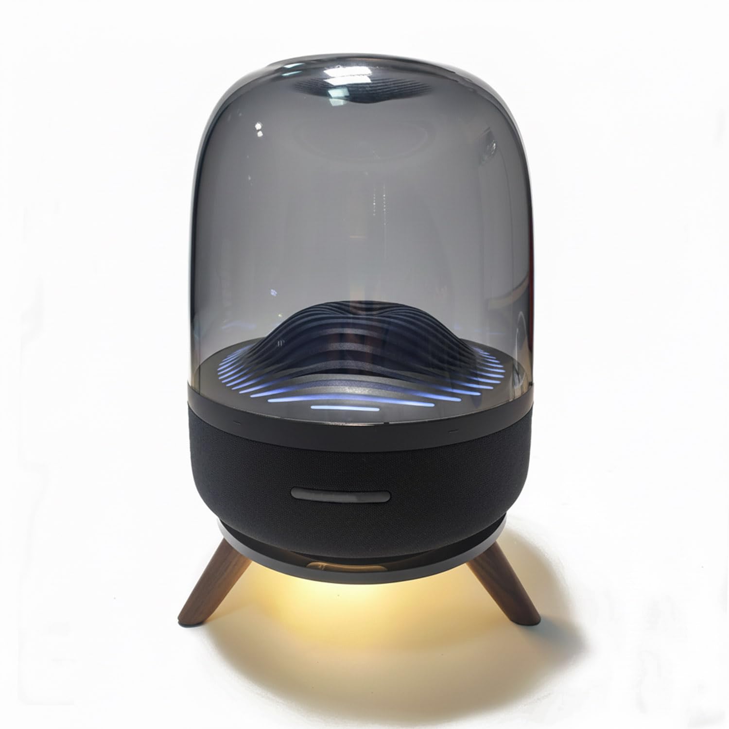 LeongLztAura Studio 2, 3 & 4 Speaker Stand, Premium Speaker Stand for Harman Kardon SoundSticks 4 Speakers – Equipped with LED Lightening
