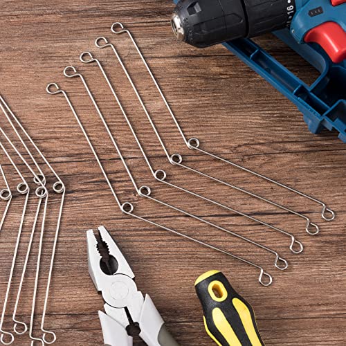 OIIKI 10Pcs Recessed Lighting Springs Clips Recessed Lighting, Torsion Spring Clips Metal, Recessed Light Covers Trims for Recessed Lighting Accessories