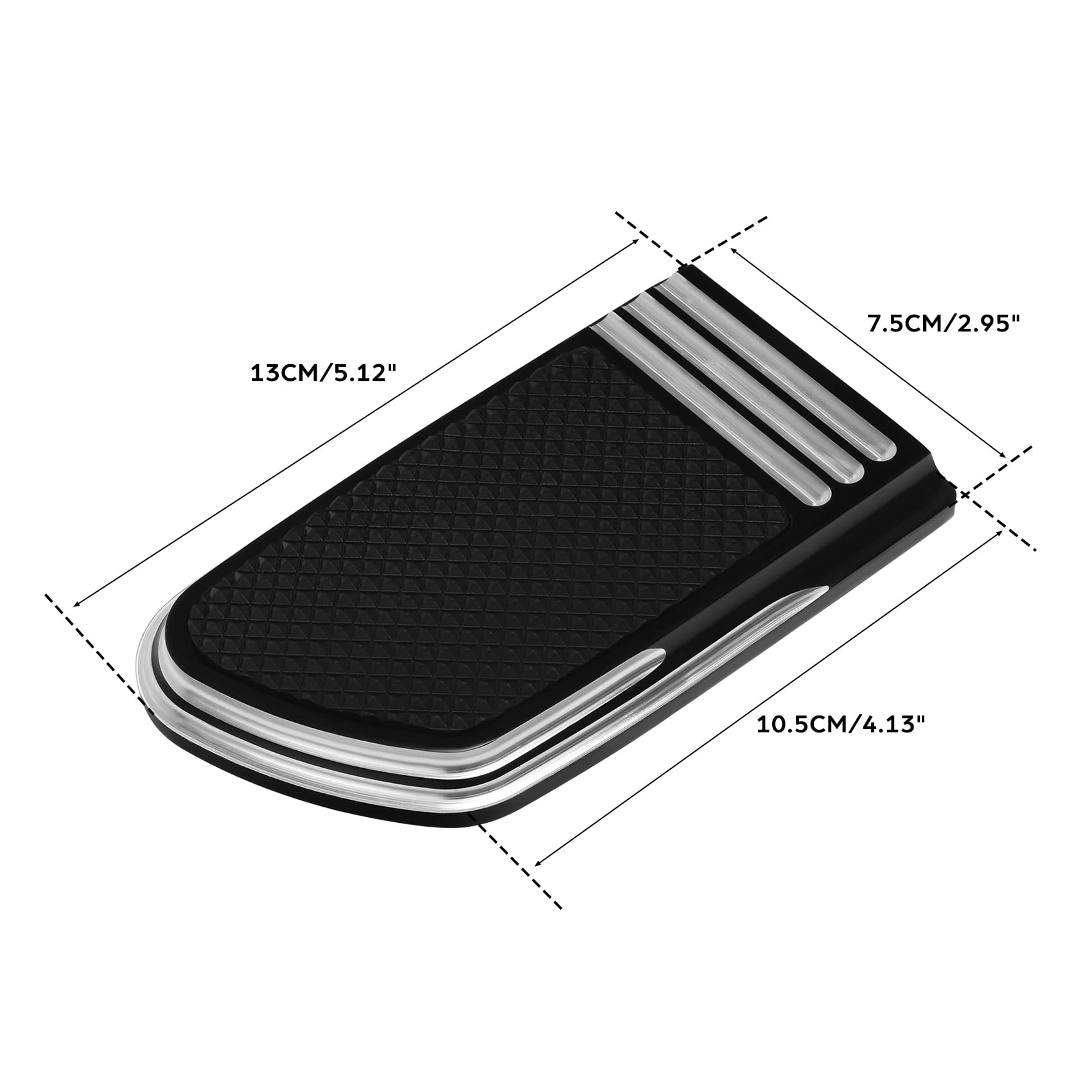 Motorrad-Bremspedal Geeignet für Harley Softail FL '86-'17 Dyna FLD '12-16 Touring und Trike '87-'23