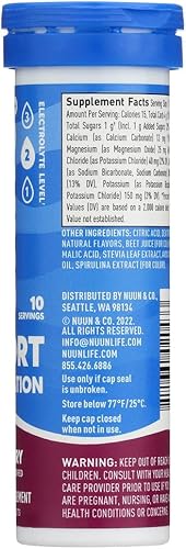 Miniatura 4 de Nuun Activo: Tabletas de bebida mejoradas con electrolitos Tri-Berry (6 paquetes de 10 tabletas)