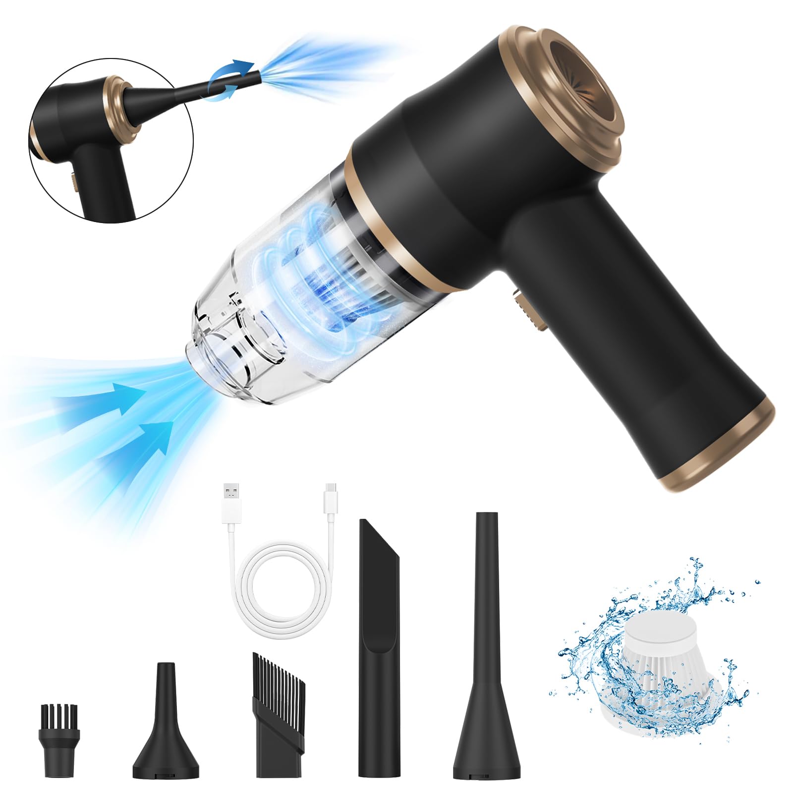 100w ポータブルハンドヘルドペット掃除機 Amazon.co.jp: BELIBUY 車用